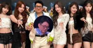 Bang Si-hyuk’s Emotional Moment at LE SSERAFIM Concert Sparks Mixed Reactions