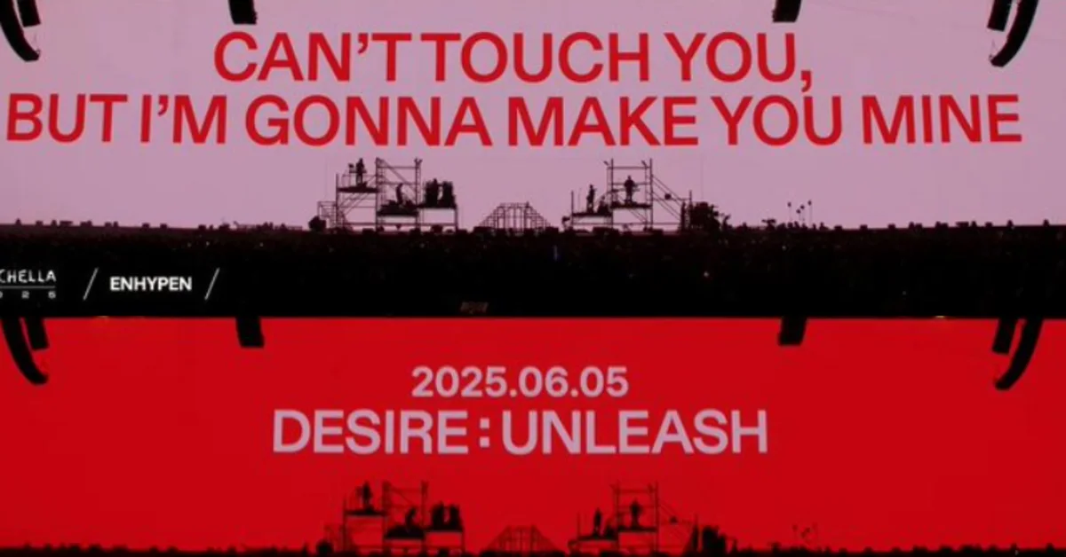 ENHYPEN Stuns Coachella Crowd With Surprise Announcement of New Mini Album 'DESIRE: UNLEASH'