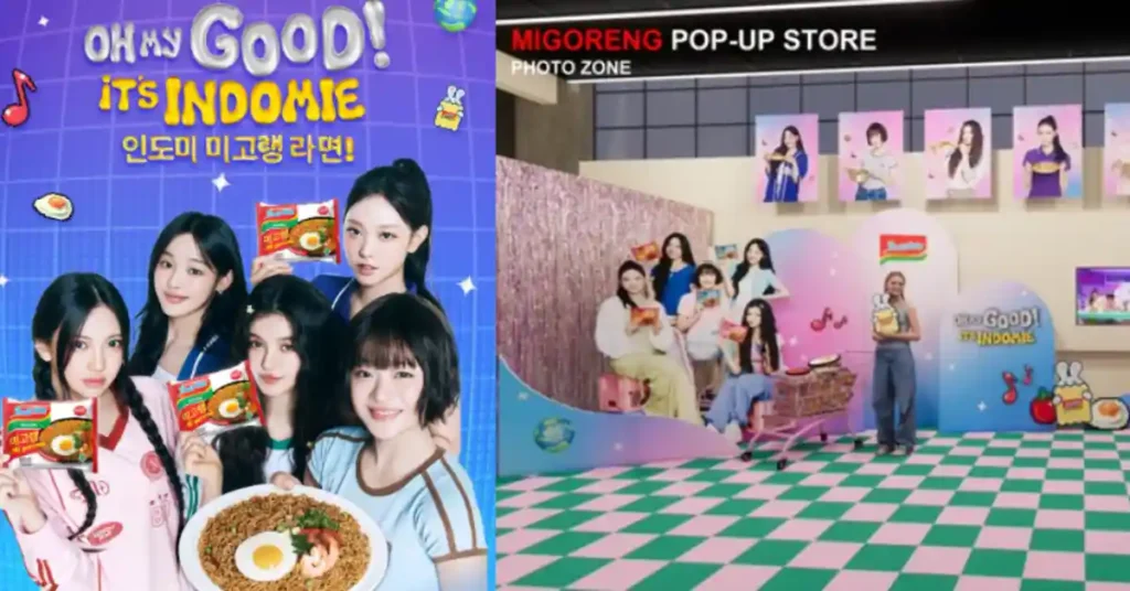 NewJeans and Indomie Pop-Up Event Sparks Confusion Amid ADOR and Team Bunnies Dispute