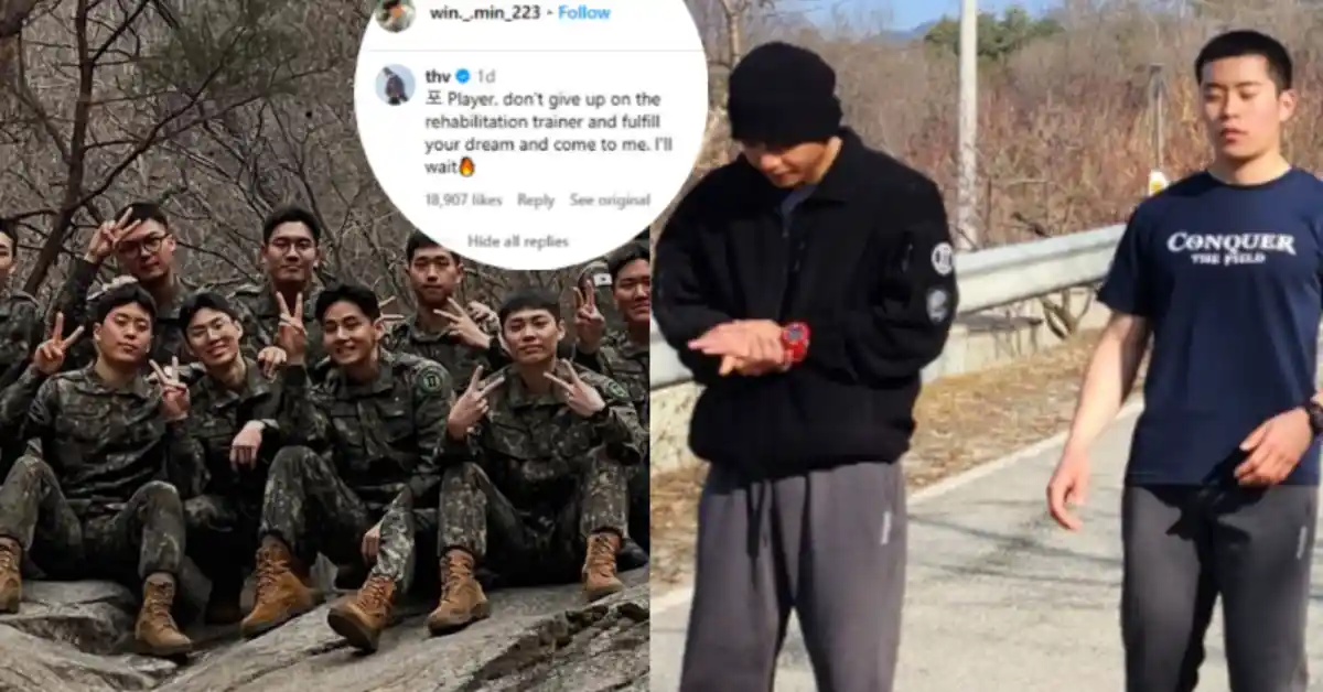 BTS V Inspires Fellow Soldier’s Dream to Become a Rehabilitation Trainer with Heartfelt Military Service Support