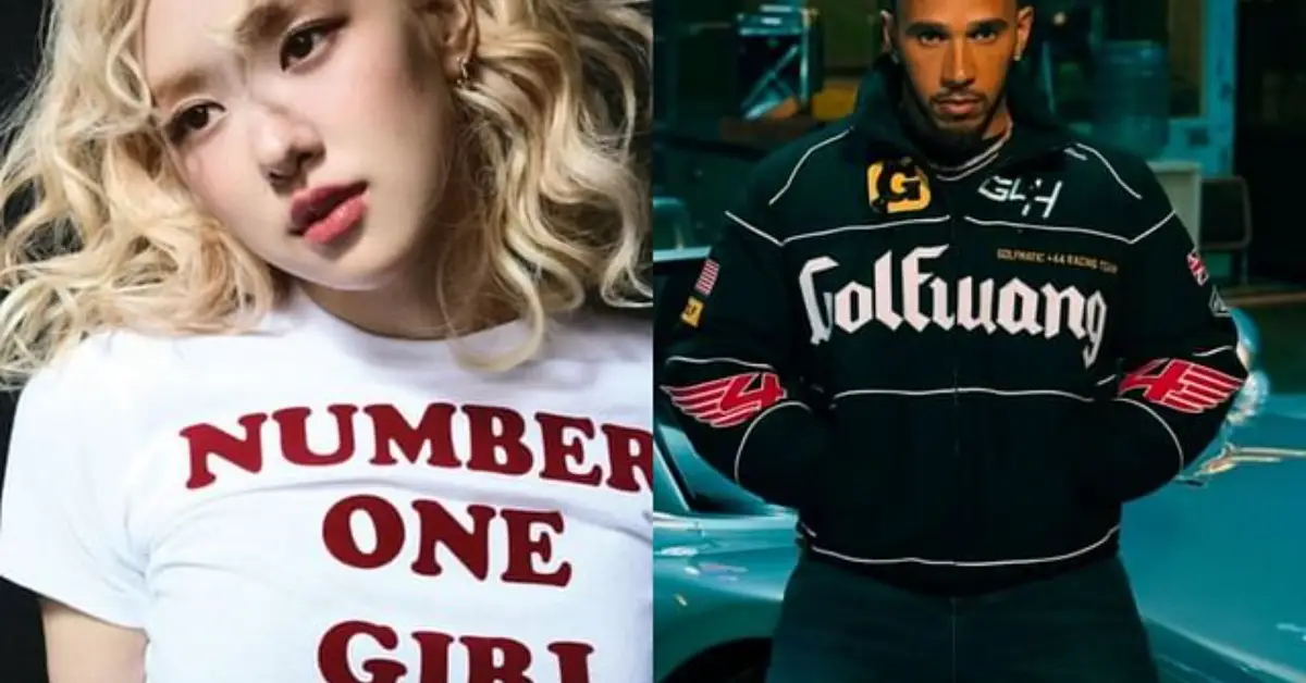 Rosé and Lewis Hamilton