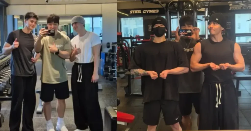 BTS V, Jungkook, and Song Kang Impress Fans with Muscular Physiques from Military Gym Session